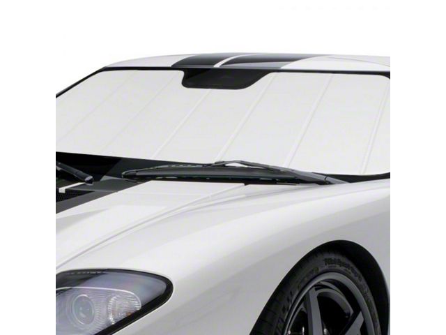 Covercraft UVS100 Heat Shield Premier Series Custom Sunscreen; White (22-24 Frontier)