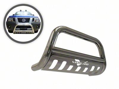 Classic Bull Bar; Stainless Steel (05-24 Frontier)