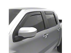 EGR In-Channel Window Visors; Front and Rear; Matte Black (22-24 Frontier Crew Cab)