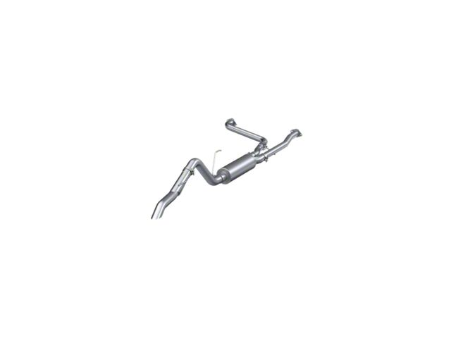 MBRP Armor Lite Single Exhaust System with Polished Tip; Rear Exit (22-24 Frontier)