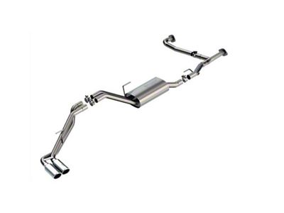 Borla S-Type Dual Exhaust System with Chrome Tips; Same Side Exit (22-24 Frontier)