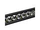 Rugged Heavy Duty Grille Guard with 20-Inch Single Row LED Light Bar; Black (22-24 Frontier)