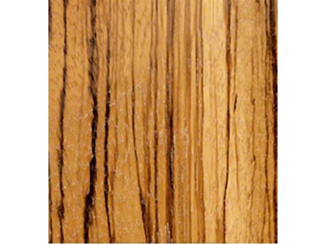 RETROLINER Real Wood Bed Liner; Zebra Wood; HydroSatin Finish; Mild Steel Punched Bed Strips (05-21 Frontier w/ 5-Foot Bed)