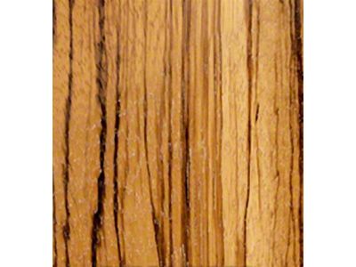 RETROLINER Real Wood Bed Liner; Zebra Wood; HydroSatin Finish; Mild Steel Punched Bed Strips (05-21 Frontier w/ 5-Foot Bed)