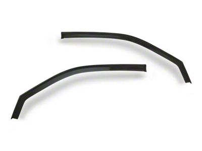 Ventgard Window Deflectors; Smoked; Front Only (05-10 Frontier)