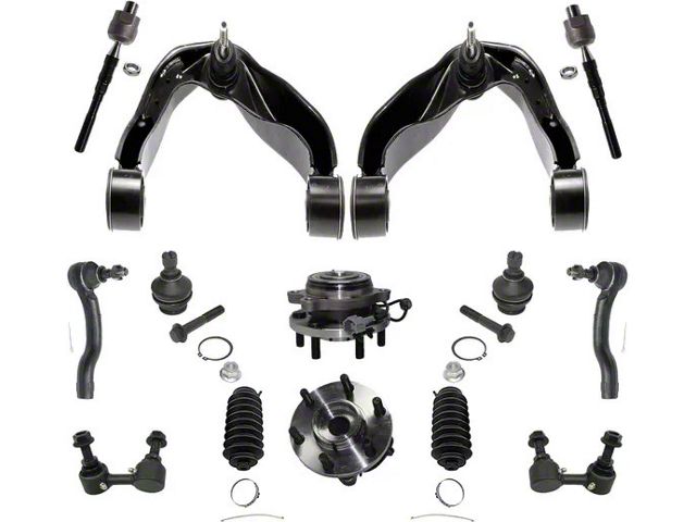 Front Control Arms with Wheel Hub Assemblies (05-19 4WD Frontier)