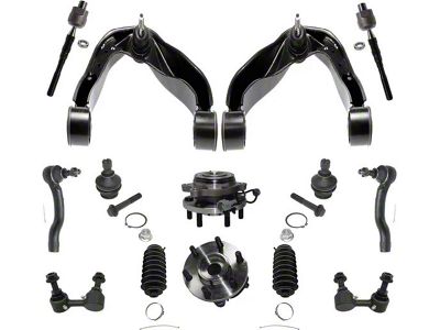 Front Control Arms with Wheel Hub Assemblies (05-19 4WD Frontier)