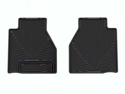 Weathertech All-Weather Rear Rubber Floor Mats; Black (22-24 Frontier King Cab)