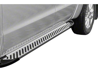 Romik RAL-T DRP Running Boards; Silver (22-24 Frontier Crew Cab)