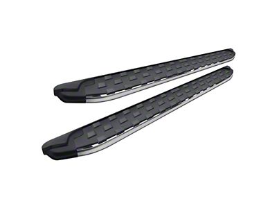 Romik REC-TP DRP Running Boards; Polished (22-24 Frontier Crew Cab)