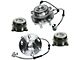 Wheel Hub Assemblies with Rear Wheel Bearing Modules; Front (05-19 4WD Frontier w/ Automatic Transmission)