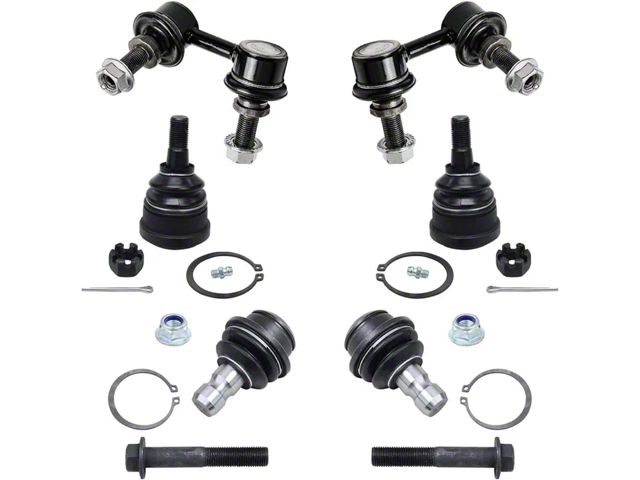 Front Upper and Lower Ball Joints with Sway Bar Links (05-19 Frontier)
