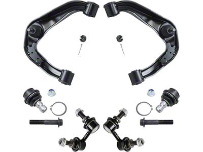 Front Upper Control Arms with Ball Joints and Sway Bar Links (05-19 Frontier)