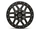 KMC Mesa Satin Black with Gray Tint 6-Lug Wheel; 18x9; 18mm Offset (05-21 Frontier)
