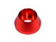 ZSPEC Design Bed Rope Hooks Fastener Kit; Stainless and Billet; Gloss Red (05-24 Frontier)