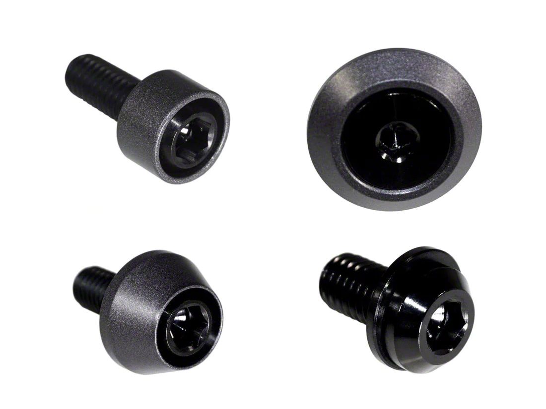 ZSPEC Design Frontier Hood Latch and Hinges Fasteners; Titanium and