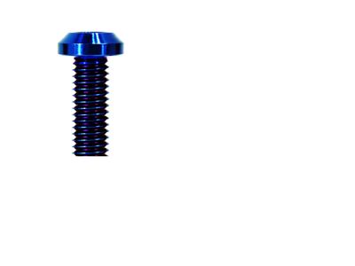 ZSPEC Design Utili-Track Sides and Rear Fastener Kit; Titanium; Blue (05-24 Frontier)