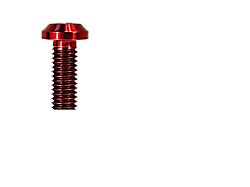 ZSPEC Design Utili-Track Sides and Rear Fastener Kit; Titanium; Red (05-24 Frontier)