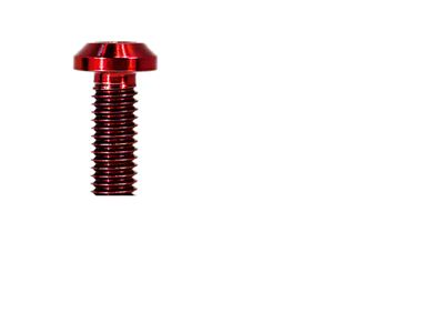 ZSPEC Design Utili-Track Sides and Rear Fastener Kit; Titanium; Red (05-24 Frontier)