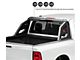 Armour Roll Bar with 5.30-Inch Black Round Flood LED Lights; Black (05-21 Frontier)