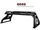 Atlas Roll Bar with 5.30-Inch Red Round Flood LED Lights; Black (05-21 Frontier)