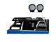 Atlas Roll Bar with 9-Inch Black Round LED Lights for Tonneau Cover; Black (22-24 Frontier)