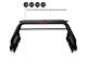 Classic Roll Bar for Tonneau Cover with 5.30-Inch Black Round Flood LED Lights; Black (05-21 Frontier)