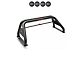 Classic Roll Bar with 5.30-Inch Black Round Flood LED Lights; Black (05-21 Frontier)