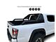 Gladiator Roll Bar with 5.30-Inch Black Round Flood LED Lights; Black (05-21 Frontier)