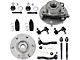 Wheel Hub Assemblies with Sway Bar Links and Tie Rods (08-12 4WD Titan)