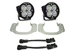 Baja Designs Squadron-R Sport LED Fog Light Pocket Kit; Clear (16-19 Titan XD)