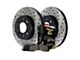 StopTech Truck Axle Slotted and Drilled Brake Rotor and Pad Kit; Front (17-24 Titan)