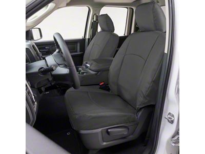Covercraft Precision Fit Seat Covers Endura Custom Front Row Seat Covers; Charcoal (17-24 Titan w/ Bucket Seats)
