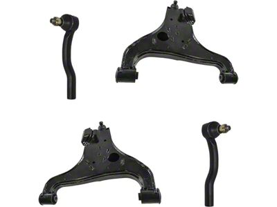 Front Lower Control Arms with Outer Tie Rods (04-15 Titan)