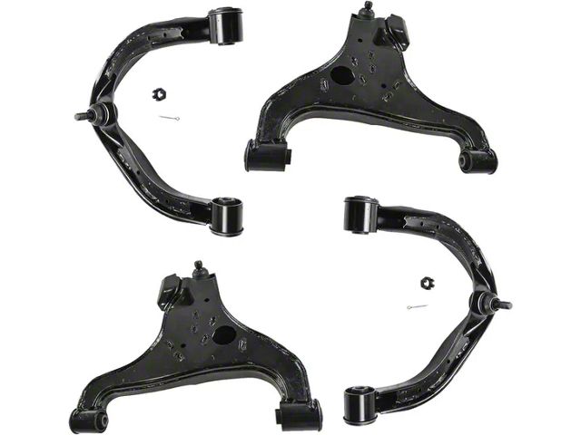 Front Upper and Lower Control Arms with Ball Joints (04-15 Titan)