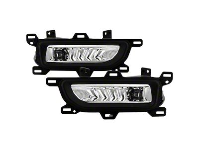 OEM Style LED Fog Lights with OEM Switch; Clear (20-24 Titan XD)