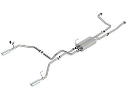 Borla S-Type True Dual Exhaust System with Polished Tips; Rear Exit (17-24 Titan)