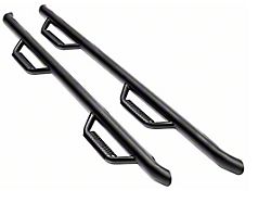 N-Fab Cab Length Nerf Side Step Bars; Textured Black (17-23 Titan Crew Cab)