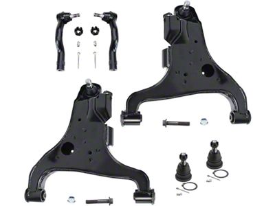 Front Lower Control Arms with Upper Ball Joints and Outer Tie Rods (04-15 Titan)