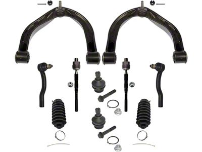 Front Upper Control Arms with Ball Joints and Tie Rods (04-15 Titan)