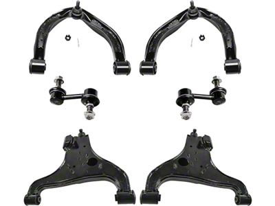 Front Upper Lower Control Arms with Sway Bar Links (04-15 Titan)