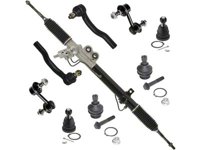 Power Steering Rack and Pinion with Outer Tie Rods (04-15 Titan)