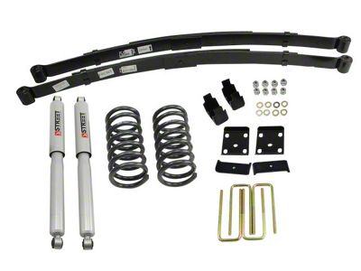 Belltech Lowering Kit with Street Performance Struts; 2-Inch Front / 4-Inch Rear (04-15 2WD Titan)