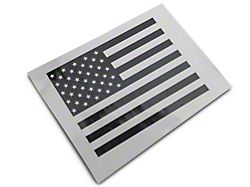 SEC10 Center Window Flag Decal; Gloss Black (04-24 Titan)