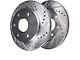 Drilled and Slotted 6-Lug Rotors; Front Pair (04-3/05 Titan)