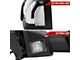 Powered Heated BSM Memory Manual Extendable Towing Mirrors with Clear LED Turn Signals; Chrome (17-24 Titan XD)