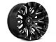 Fuel Wheels Quake Gloss Black Milled 6-Lug Wheel; 18x9; 1mm Offset (04-15 Titan)