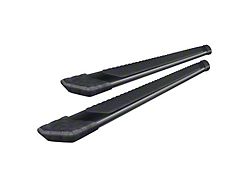 Raptor Series 5-Inch Tread Step Slide Track Running Boards; Black Textured (04-23 Titan King Cab)