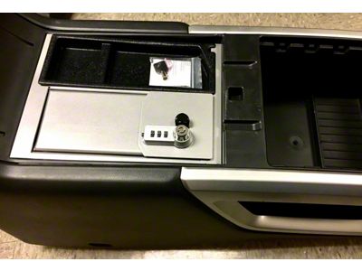 Center Console Lock Vault; Half Box (16-24 Titan XD w/o Fold-Down Console)
