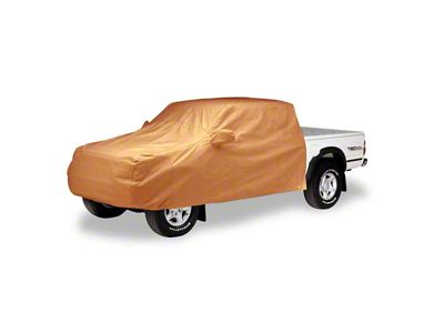 Covercraft Sunbrella Cab Area Truck Cover; Toast (17-19 Titan Single Cab w/ Towing Mirrors)